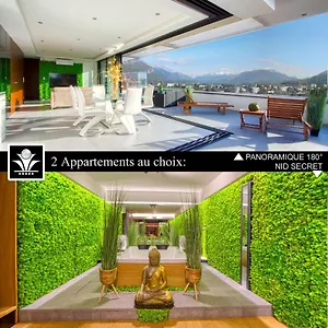 Appartement Panoramique 180 Et Montagne Et Nid Secret Romantique, Annecy